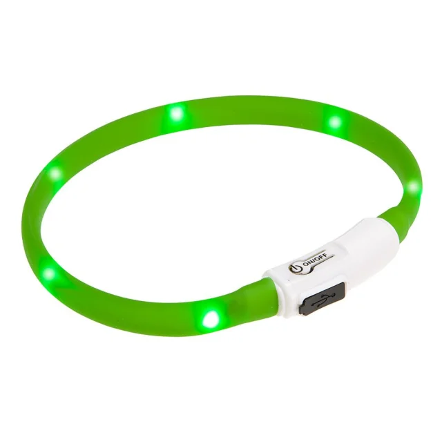 Світиться нашийник Ferplast Cat Night Collar для кішок зі світлодіодним підсвічуванням