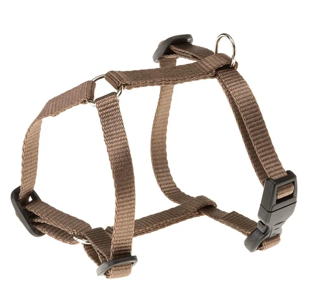 Нейлоновая шлейка Ferplast Champion P XS Brown для собак, коричневая, А: 22x38, B: 25x38 см