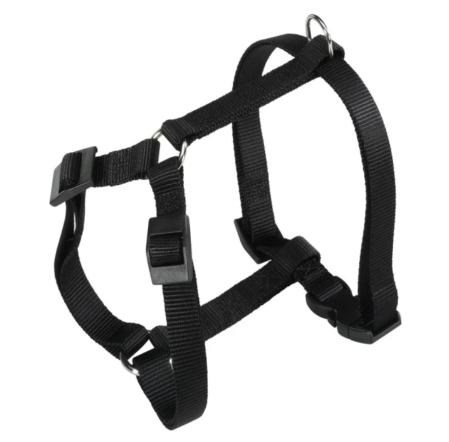 Нейлонова шлейки Ferplast Champion P S Black для собак, чорна, А: 25x36, B: 30x46 см