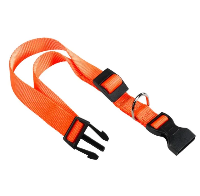Нейлоновий нашийник Ferplast Club C20 / 56 Orange для собак, помаранчевий, 36x56 см