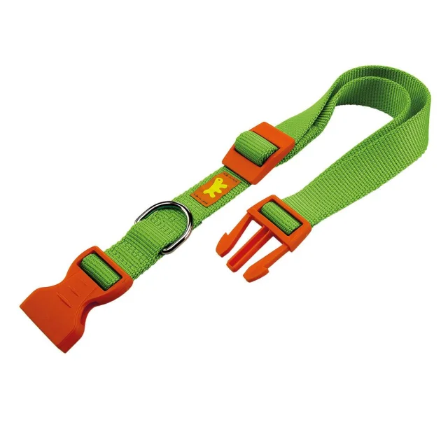 Нейлоновий нашийник Ferplast Club C20 / 56 Colours Green для собак, зелений, 36x56 см