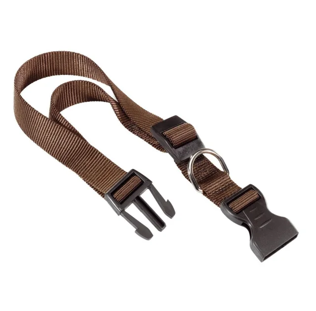 Нейлоновий нашийник Ferplast Club C20 / 56 Colours Brown для собак, коричневий, 36x56 см