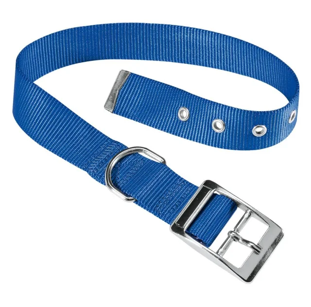 Нейлоновий нашийник Ferplast Club CF25 / 45 Blue для собак, синій, 37x45 см