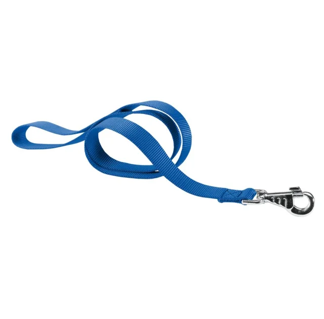 Нейлоновий поводок Ferplast Club G25 / 120 Blue для собак, синій, 25 мм, 120 см
