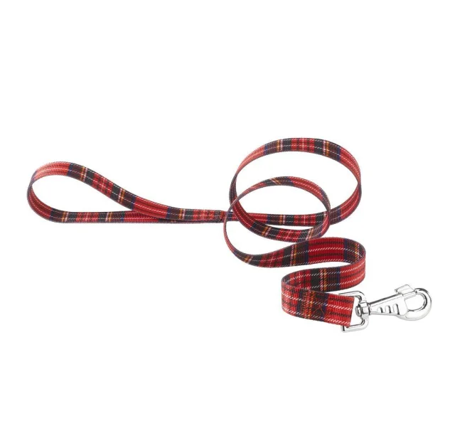 Нейлоновий поводок Ferplast Club G25 / 120 Tartan для собак, 25 мм, 120 см