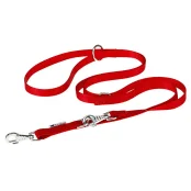 Регульований нейлоновий поводок Ferplast Club GA15 / 200 Red для дресирування собак, червоний, 15 мм, 200 см