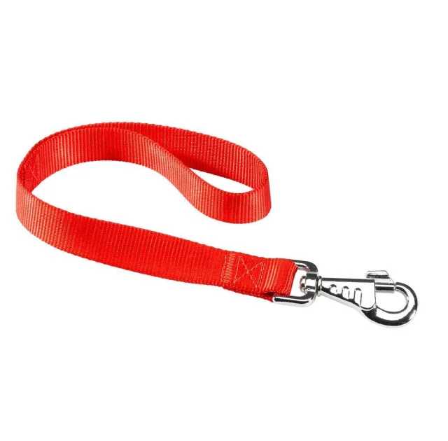 Нейлоновий поводок Ferplast Club GM25 / 45 Red для собак, червоний, 25 мм, 45 см