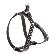 Нейлонова шлея Ferplast Cricket P Small для собак, чорна, A = B: 39x52 см