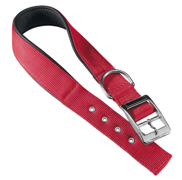 Нейлоновий нашийник Ferplast Daytona C20 / 43 Red для собак, червоний, A: 35x43 см, B: 20 ​​мм