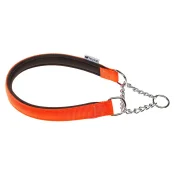 Нейлоновий нашийник з металевим ланцюжком Ferplast Daytona CSS25 / 65 Orange для собак, A: 65 см, B: 25 см