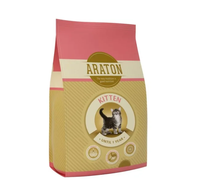 Сухий корм Araton Adult Kitten для котів вагою від 0.5 до 5 кг, 15 кг