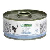 Консерва Natures Protection Kitten Turkey&Rabbit для котят, 100 г