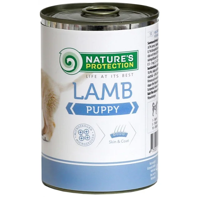 Консерва Natures Protection Puppy Lamb для цуценят, 400 г