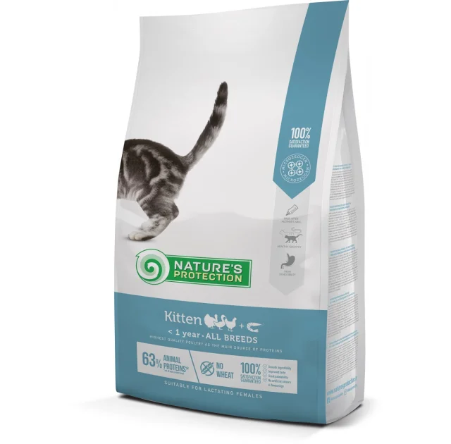 Сухой корм Natures Protection Kitten для котят, 2 кг