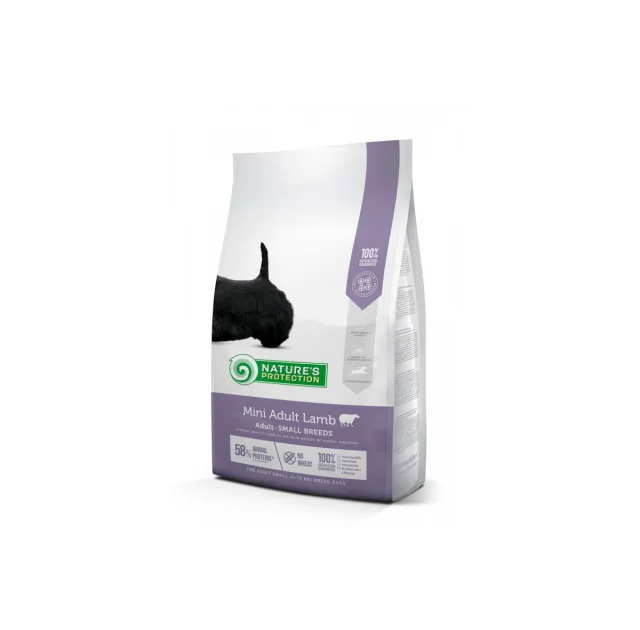 Сухой корм Natures Protection Mini Adult Lamb для собак малых пород, 7.5 кг