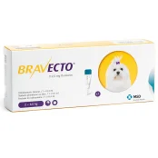 Капли Bravecto Spot On от блох и клещей для собак малых пород весом от 2 до 4,5 кг, 1 пипетка, 112,5 мл