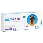 Капли Bravecto Spot On от блох и клещей для собак крупных пород весом от 20 до 40 кг, 1 пипетка, 1000 мл