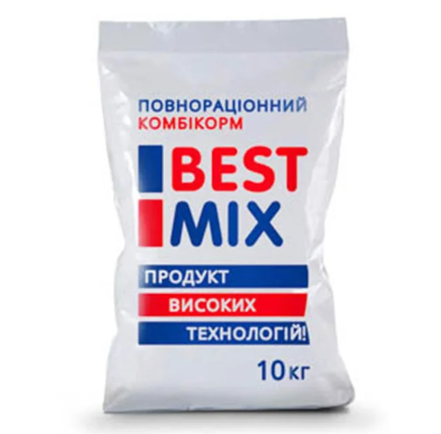 Комбікорм Best Mix для кролематок і молодняка до 2 місяців, 10 кг