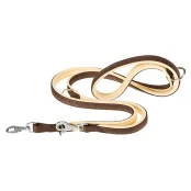 Регульований нейлоновий поводок Ferplast Daytona GA15 / 200 Brown для дресирування собак, 15 мм, 200 см