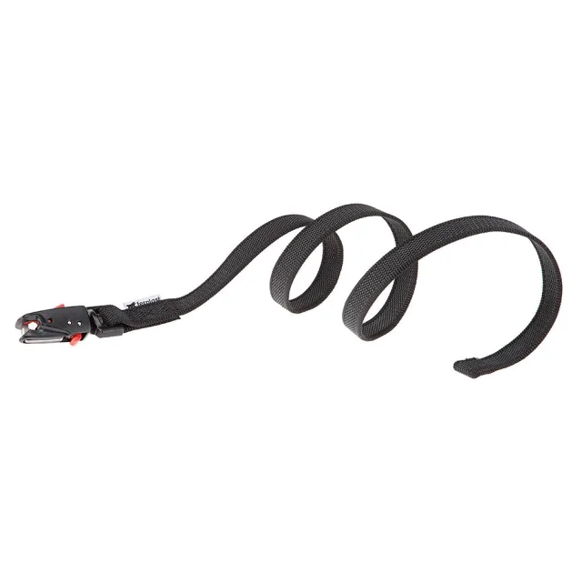 Повідець без ручки Ferplast Daytona Gummy Matic G20 / 100 S / M Black з прогумованого нейлону, 20 мм, 100 см