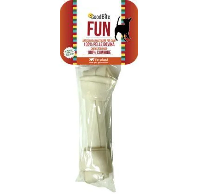 Плетеные жевательные косточки Ferplast GoodBite Fun 3990 Bone 85g для собак, 21x5,3x3,8 см