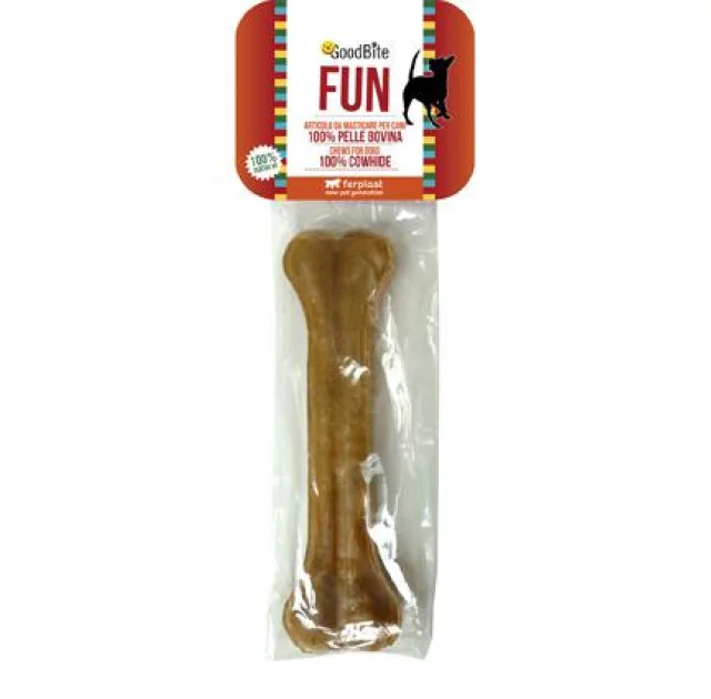 Жувальні кісточки Ferplast GoodBite Fun 4102 Bone Natural 275g для собак з сириці