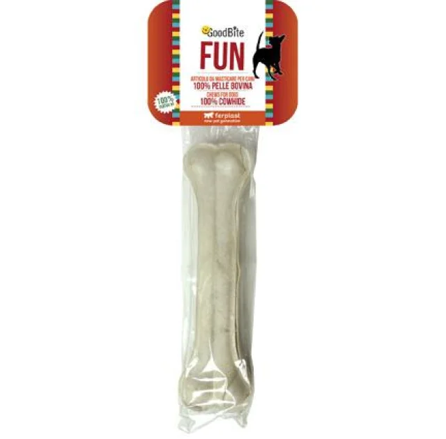Пресовані жувальні кісточки Ferplast GoodBite Fun 4157 Bone 45g для собак, 11,2x3,7x2,2 см