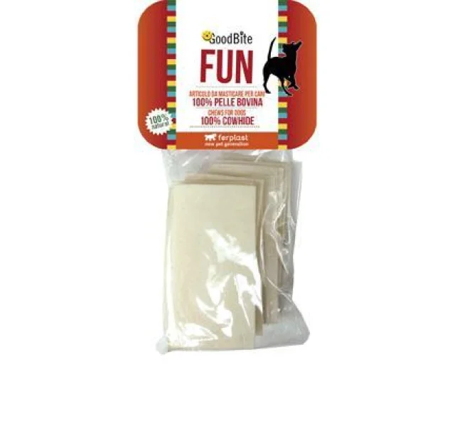 Жевательные косточки Ferplast GoodBite Fun 4928 Chips 100g для собак из сыромятной кожи