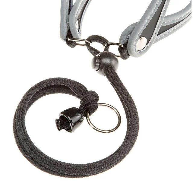 Ferplast Agila 2 Harness Black эргономичная шлейка для собак с эластичным шнуром, 32x50 см