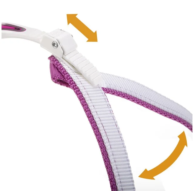 Ferplast Agila Colors 4 White-Purple шлейка из нейлона, для собак, 44x52 см