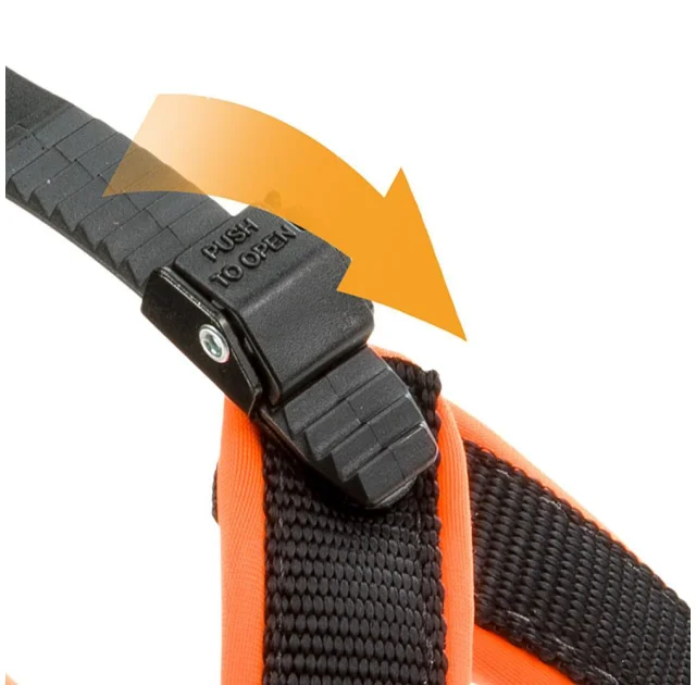 Эргономичная шлейка Ferplast Agila Fluo 9 Orange для собак, 77x85 см