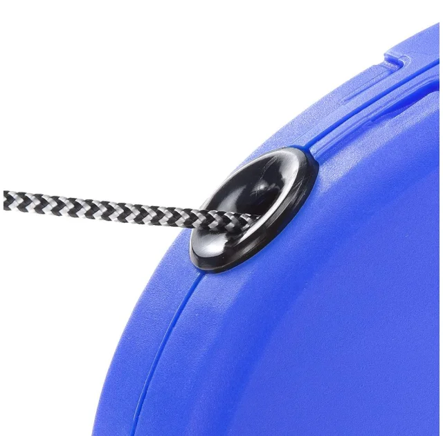 Поводок-рулетка для собак до 15 кг Ferplast Amigo Easy S Cord Blue cо шнуром, синій, 5 м