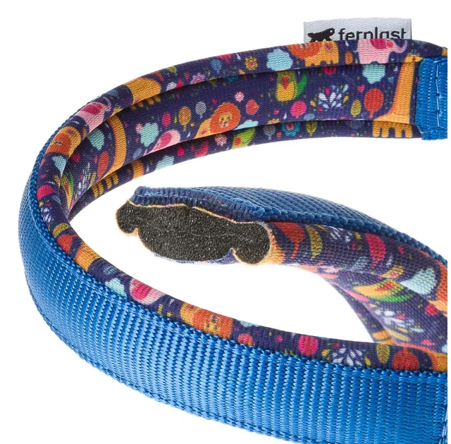 Нейлоновий нашийник з ланцюжком Ferplast Daytona Fantasy CSS15 / 40 Blue для собак, A: 40 см, B: 15 см