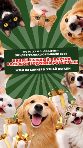 Ежеквартальные призы, большой годовой розыгрыш