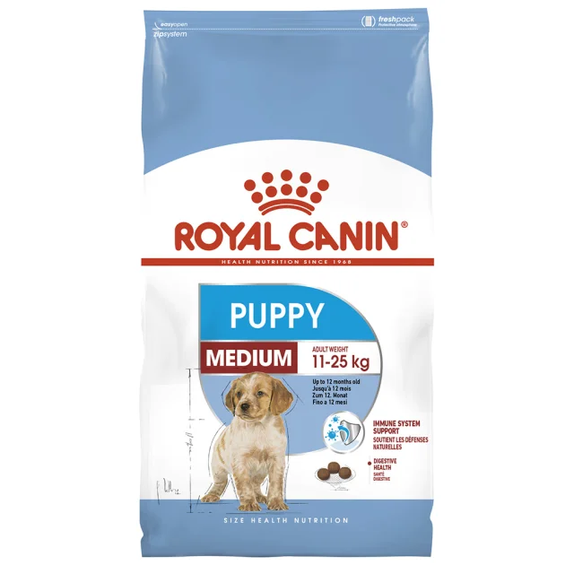 Сухий корм Royal Canin Medium Puppy для цуценят середніх порід до 12 місяців, 10 кг