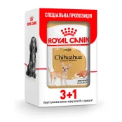 Вологий корм Royal Canin Chihuahua Adult для чихуахуа, 85 г, акція 3+1