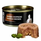 Консерви AnimAll для котів, качка та куриця, 80 г