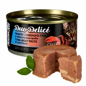 Консерви AnimAll Duo Delice для котів, паштет з тунця та шматочками краба, 80 г