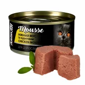 Консерви AnimAll для котів, ніжний мусс з курятини, 80 г