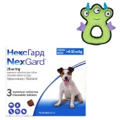 Таблетки Boehringer Ingelheim NexGard від бліх і кліщів для собак M, 4-10 кг, 3 таблетки (упаковка)