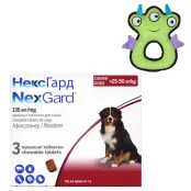 Таблетки Boehringer Ingelheim NexGard от блох и клещей для собак XL, 25-50 кг, 3 таблетки (упаковка)