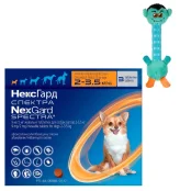 Таблетки Boehringer Ingelheim NexGard Spectra против паразитов для собак XS, 2-3.5 кг, 3 таблетки (упаковка)