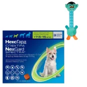 Таблетки Boehringer Ingelheim NexGard Spectra проти паразитів для собак M, 7.5-15 кг, 3 таблетки (упаковка)
