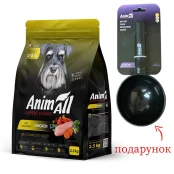 Сухий корм AnimAll для собак, зі свіжою куркою, 2.5 кг