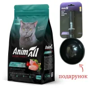 Сухой корм AnimAll для стерилизованных кошек, с курицей и свежей ягнятиной, 1.5 кг