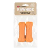 Ласощі Flamingo, жувальні кістки для собак з м’ясом курки, 2 шт по 10 см, 120 г