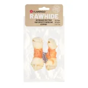 Ласощі Flamingo, жувальні кістки для собак з м’ясом курки, 2 шт по 11 см, 70 г