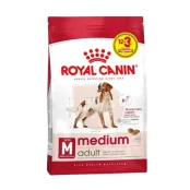 Сухой корм Royal Canin Medium Adult для собак средних пород, 12 кг + 3 кг в подарок