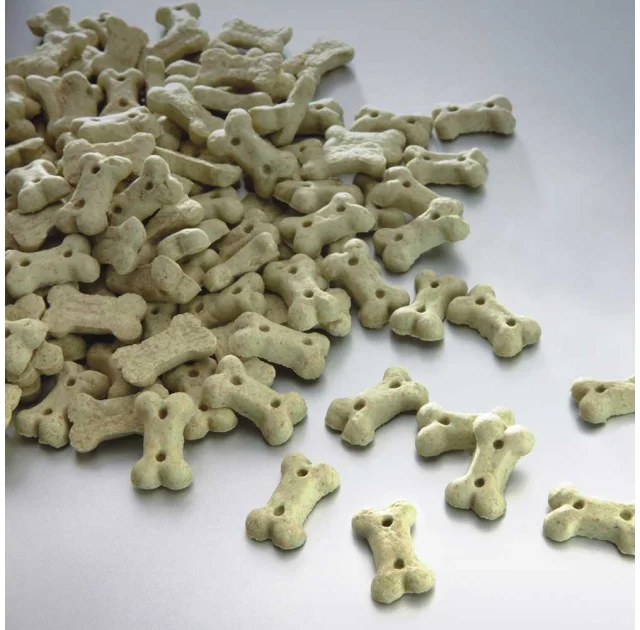 Ласощі MERA Puppy Knochen Mint для цуценят, м'ятні кісточки, 2.2 см, 10 кг