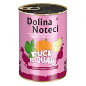 Консерви Dolina Noteci Superfood для cобак, з качки та перепілки, 400 г
